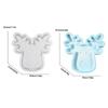 Crystal Epoxy Resin Jewelry Dish Mold Christmas Deer Shaped Tray Silicone Mold Dessert Serving Platter Making Mold