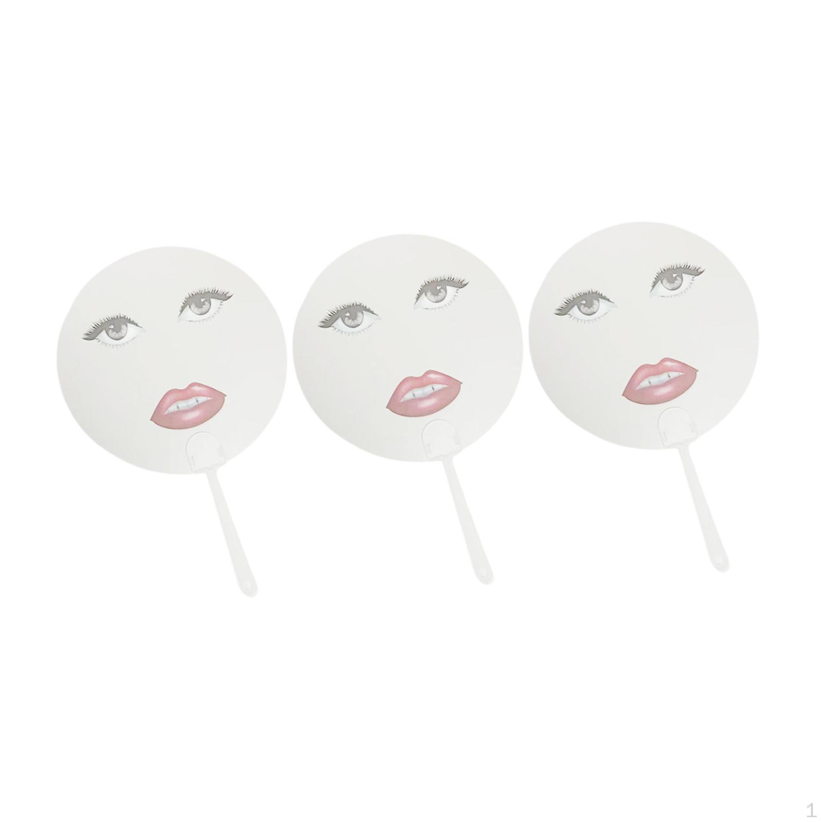 

Hand Fan Painting Ornament for Performance Music Festival Dance 1 Piece