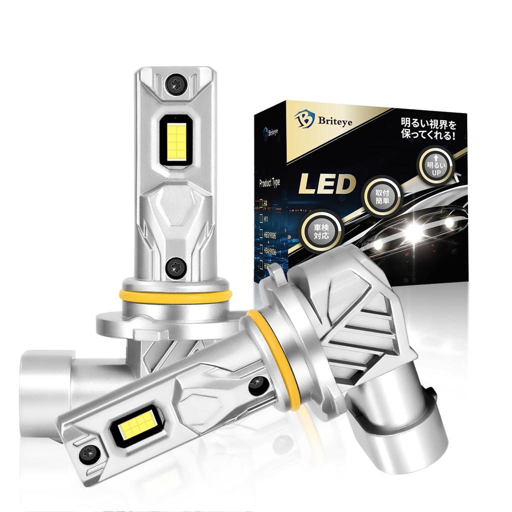 Briteye LED Headlight, 9006 HB4 LED Fog, Compatible with New Standard Vehicle Inspection, Halogen