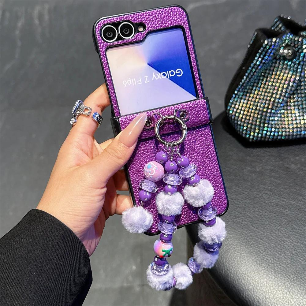 

Ремешок на запястье Защитный чехол для телефона Samsung Galaxy Z Flip 6 5 4 Flip6 Flip5 Flip4 Flip3 Пластиковые жесткие чехлы For Samsung Galaxy Z Flip6