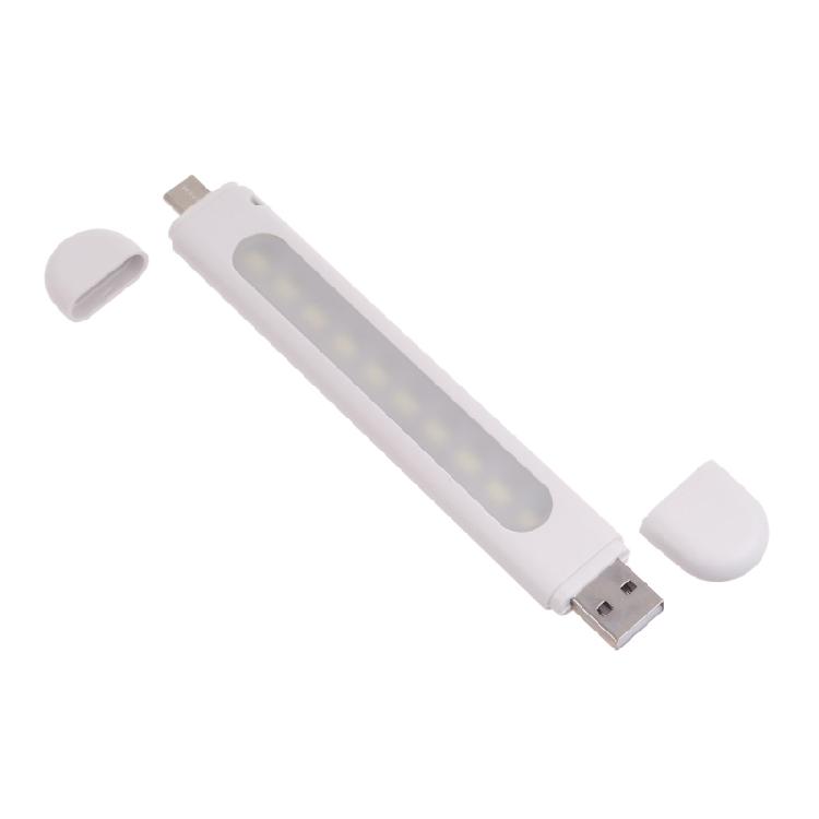 Usb LED Light 10 LED Beads TypeC Night Lamp Support Micro USB or UsbC for Car Computer and Power Banks
