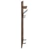 Wall Mounted Nightstand Smoked Oak 40 x 10 x 90 cm
