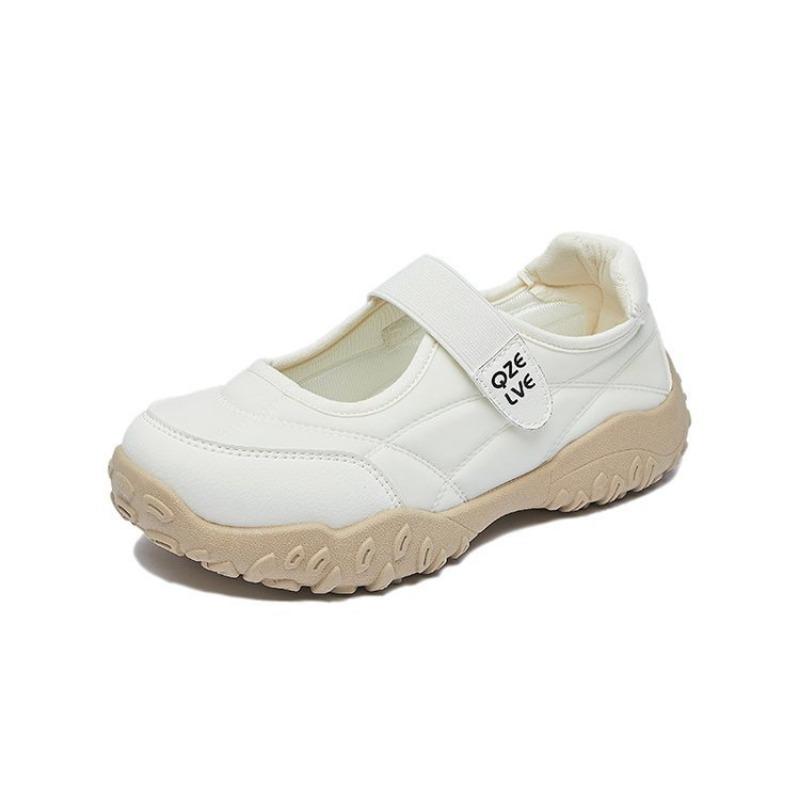

Summer Velcro breathable sneakers new fashion versatile little white shoes college style platform running shoes women 40