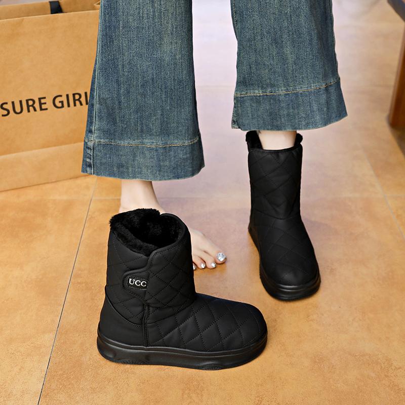 TUINANLE Wool Winter Snow Boots for Women, Warm and Comfortable. Simple and Fashionable Women's Shoes