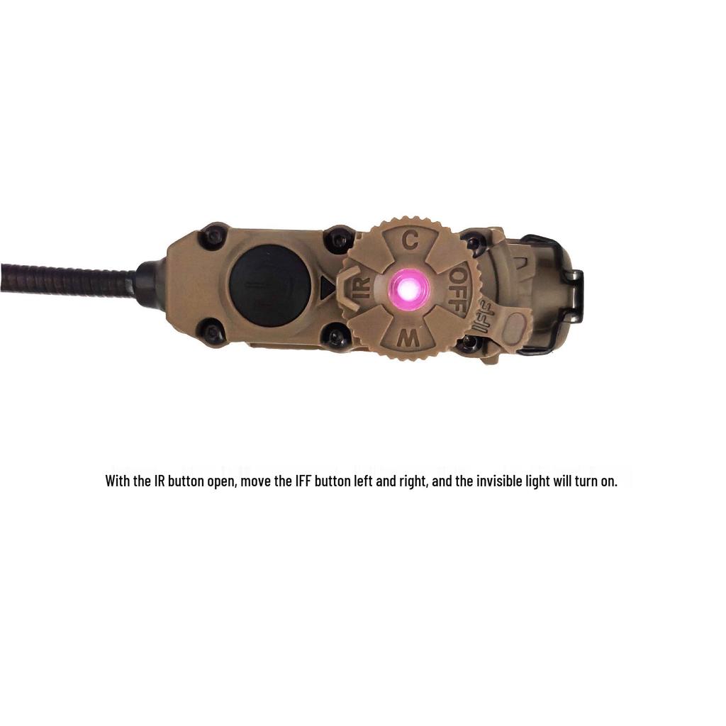 Klapperschlangen Taktische Helmleuchte: Mehrfarbig & IR-Signal für Outdoor-Überleben