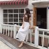 New Arrivals Open Run Women Dot Pattern Long Lace Skirt