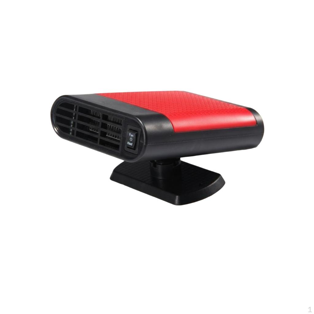 Car Heater, 12V Portable Deiceer, Fast Heating, Windshield Defogger, 360° Rotary, for Vehicle, Car,