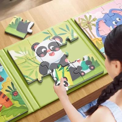 Children's Magnetic Puzzle 1-3 Year Old Baby Educational Toys Children's Montessori Baby DIY Early Education Toys