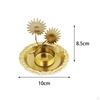 Candle Holder Metal Candlestick Gifts Stand Table Centerpiece Ornament for Dining Room