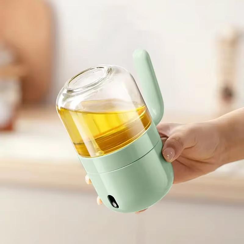 10oz/300ml Glass Oil Sprayer for Cooking Rust-Proof Glass Spray Bottle Seasoning Bottle Baking Picnic Kitchen Tools