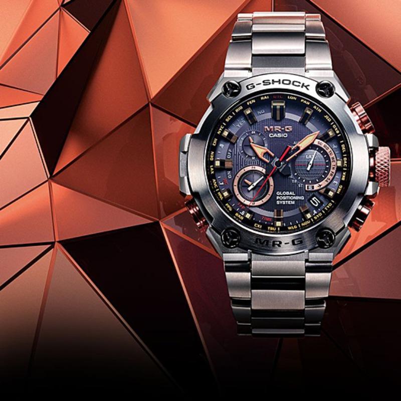 Casio Men's Stainless Steel 200M Water Resistant Analog Shock Resistant Quartz Watch MRG-G1000DC-1A