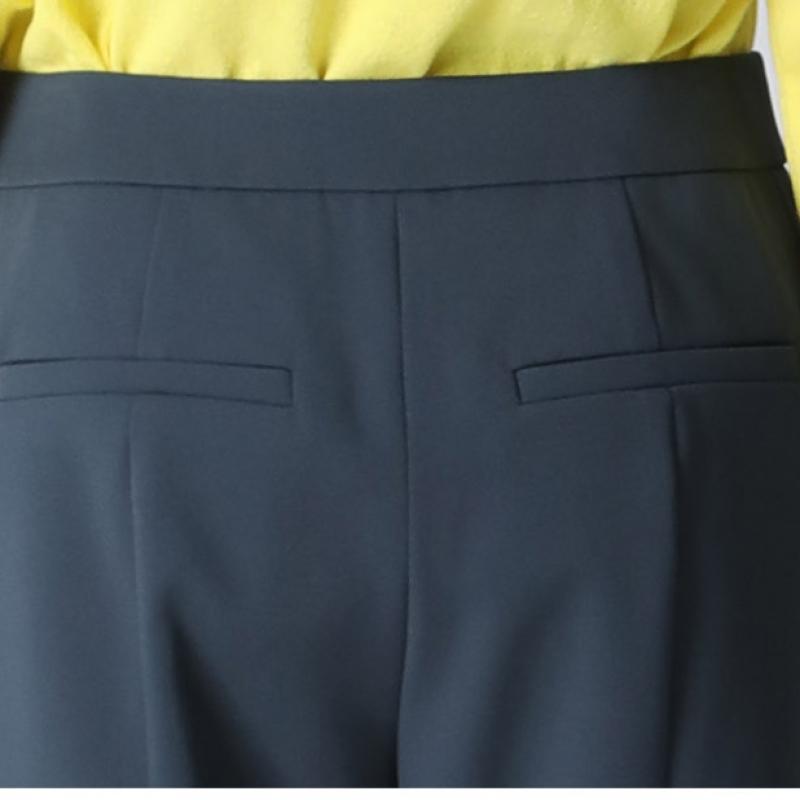  Shs Miss  Luna Slit Detail Solid Pants