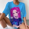 Huntrix Girls Kpop Demon Hunters Two-sided Shirt Anime Style ShirtFeaturing Rumi Mira Zoey Girl Group Magical Warrior Fan Tops