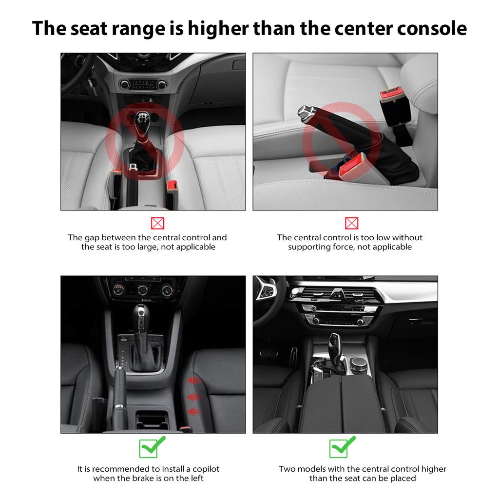Prodloužení boxu středové konzoly loketní opěrky do auta, nastavitelná výška opěrky loketní opěrky pro většinu