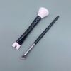 2Pcs Double Head Nose Contour Brush Set 2-in-1 Angled Tilt Nose Shadow Brush Nose Sculpting U-Shaped Makeup Brush Student