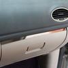 For Ford Focus 2 MK2 2005 - 2011 LHD Glove Box Copilot Storage Sequins Sticker Stainless Steel Trim Car Interior Accessories