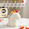 Cute Unicorn Fruit Fork White Whale Fountain Fruit Fork Set Creative Stainless Steel Fruit Fork Coffee Tea Dessert Fork Gift