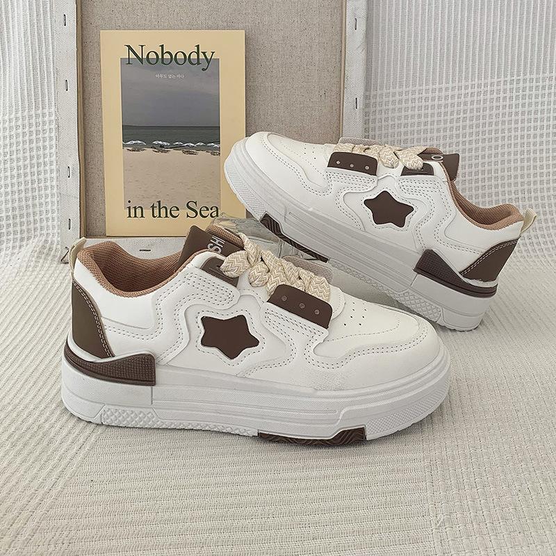

Original star spring new niche chic versatile sports and leisure shoes 40 коричневый