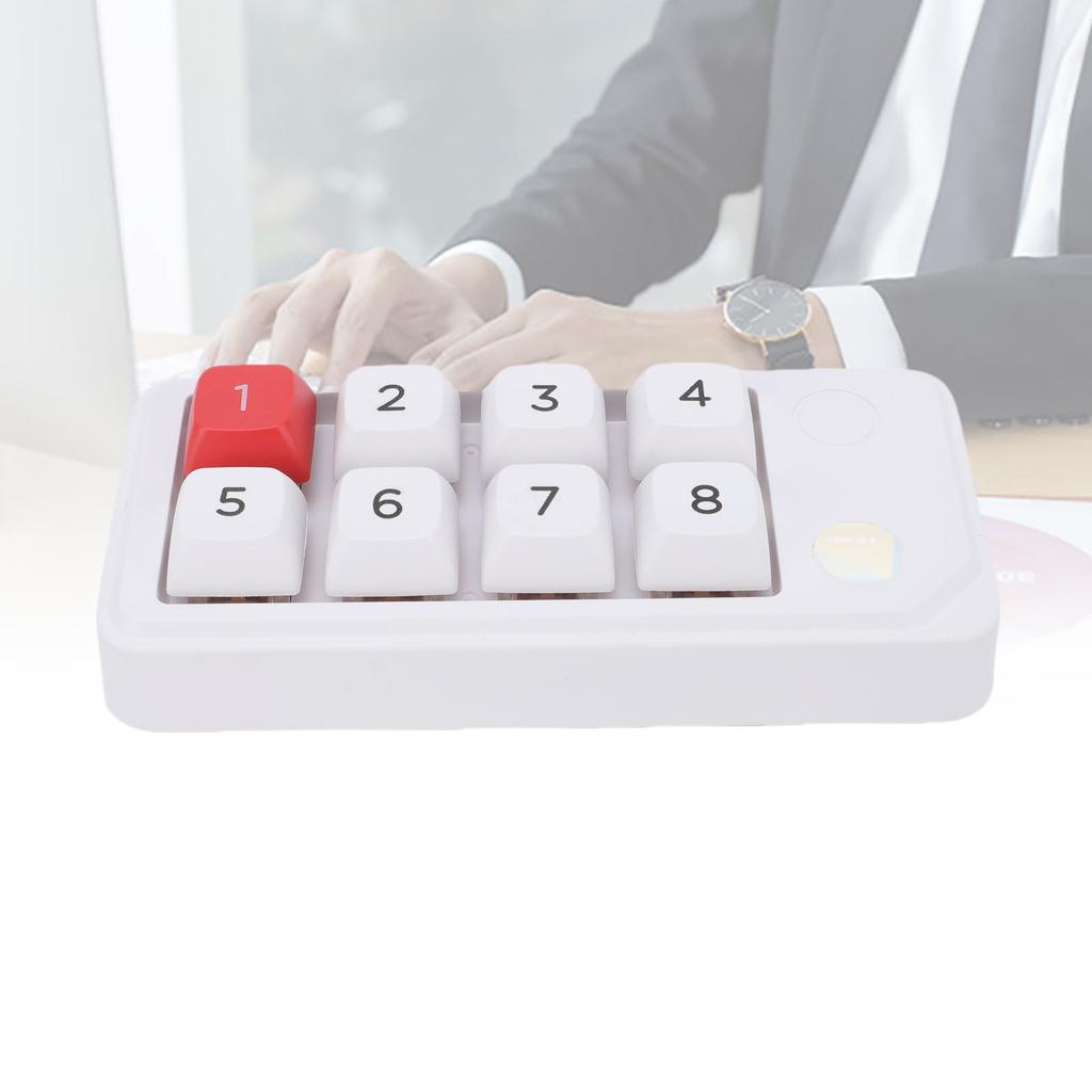 USB C Wired 8 Key Keyboard   Programmable Hot Swappable NaMacro Mechanical Keyboard Number Pad for     7 8 10