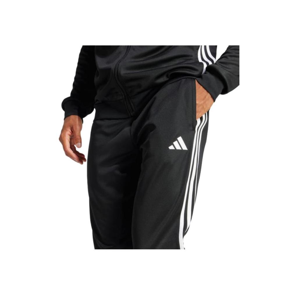 Adidas Essentials Tiro 25 Logo Versatile Comfortable Casual Knit Sports Pants Men Bottoms Black White JP2529