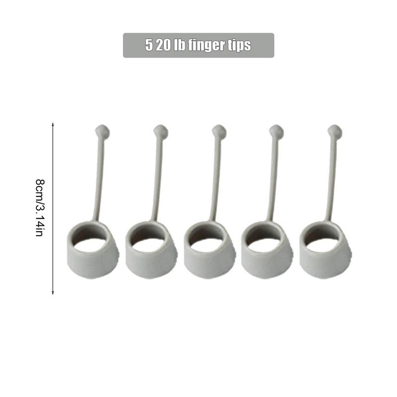 Finger Strength Trainer 5Pcs Elastic Silicone Finger Exerciser & Hand Strengthener Finger Stretcher Hand Grip Strengthener For