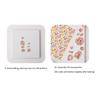 Creative Flower Designs Transfer Sheets Essential Jewelry Making Floral Transfer Sheets for Clay Jewelry Charm