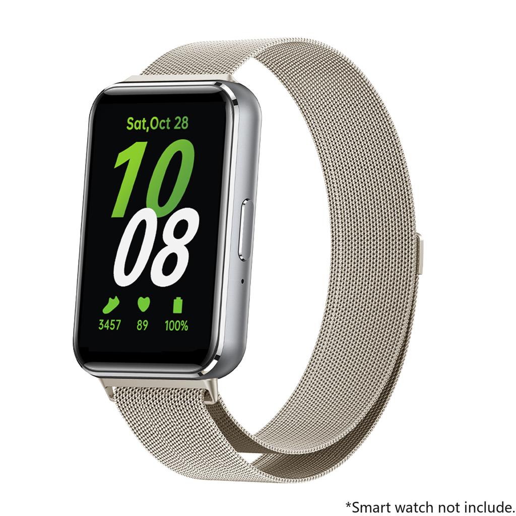 Pasek ze stali nierdzewnej do smartwatcha Samsung Galaxy Fit 3, bransoletka magnetyczna typu pętla mediolańska, opaska na nadgarstek Fit3, etui na nadgarstek