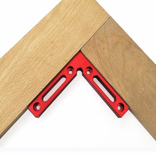 CarAngels Aluminum Full Square Corner Clamp Set of 2, L-Shaped, 90 Degree Square, Woodworking Fixing and Tightening Tool (New Model)
