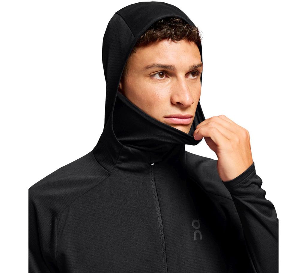 On Running Climate Zip Hoodie - Men's Winter Sport Leisure Jacket Running Jacket Black 1ME10250553 ORIGINAL