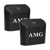 Car Vehicle Case Storage Box Black ABS Square Pressing Trash Can For Mercedes Benz AMG W204 W205 W212 W213 W222 X153 W176 W177 Keychain Accessory