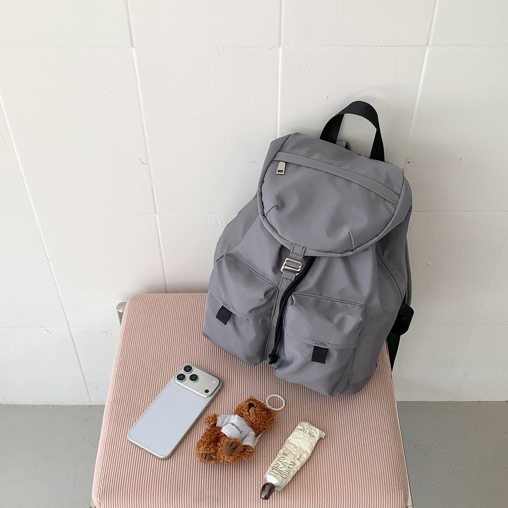 Spring Summer Nylon Backpacks Large Capacity Lightweight Travel Comfortable Texture Commuter Bag Ins Fashion Laptop Backpack