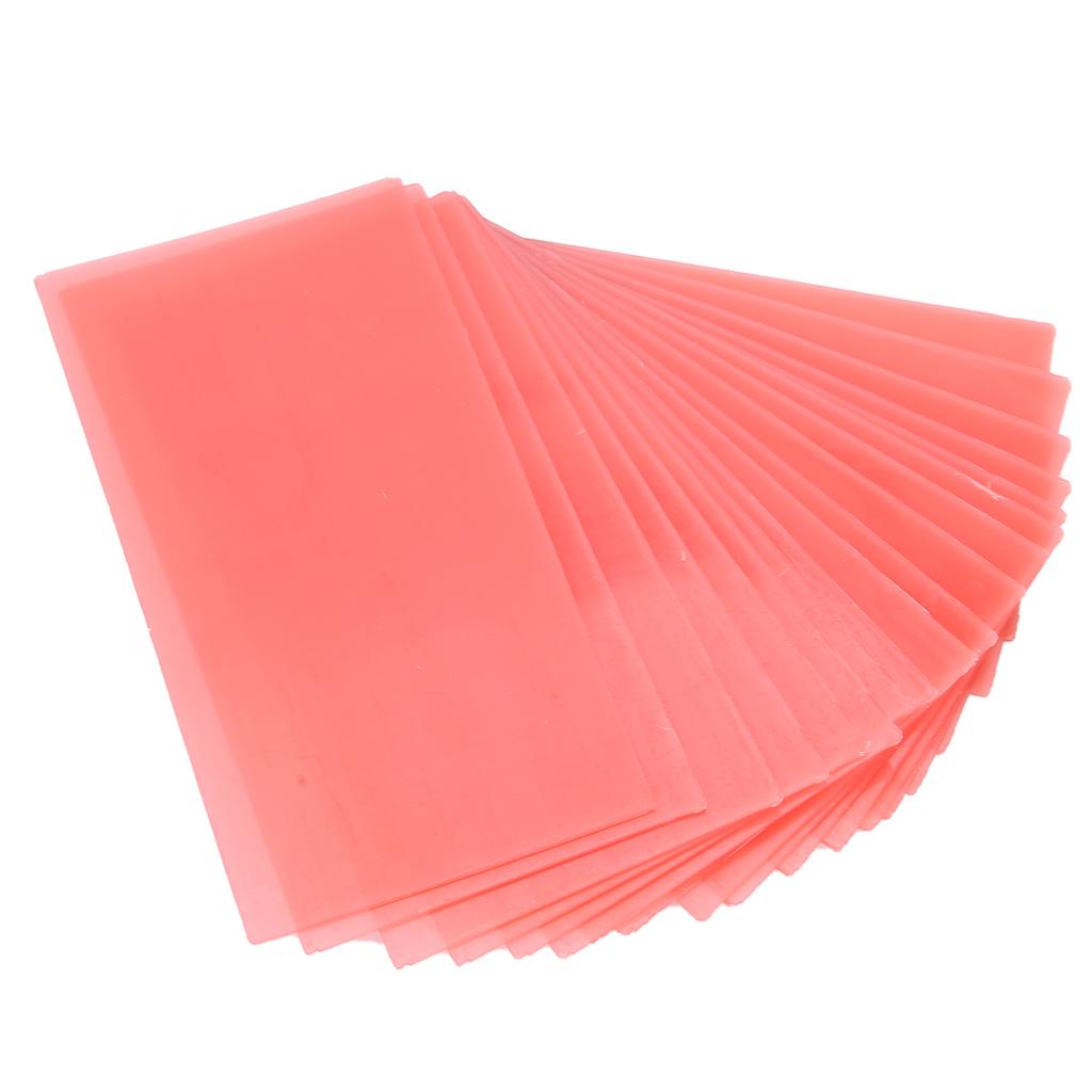 18pcs Dental Base Plate Wax Red Dental Wax Dentist Auxiliary Material Dental Wax Sheet Supply