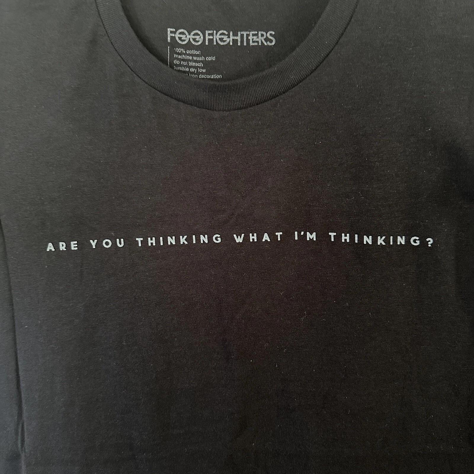 FOO FIGHTERS LAKE TAHOE CONCERT BLACK COTTON T-shirt UNISEX SMALL Authentic M