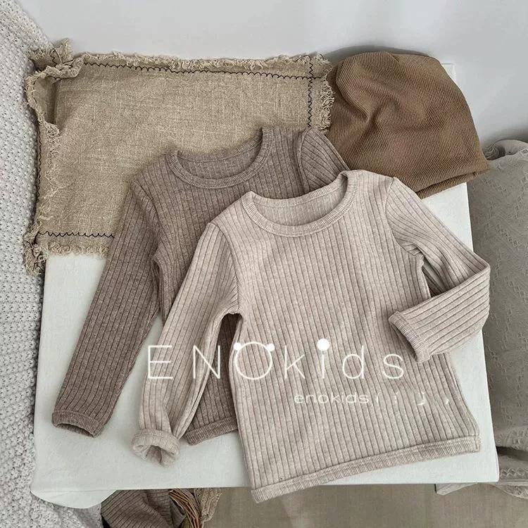 Spring Autumn Baby Clothing Set for 0-5Y Baby Girl Boy Homewear Warm Sweater +Pants Children Pajamas Baby Girl Clothes