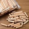100Pcs Woodworking Doweling Jig Kit Round Fluted Wooden Plug Dowel Pin Rod Locator Furniture Fitting 6mm 10mm 10mm