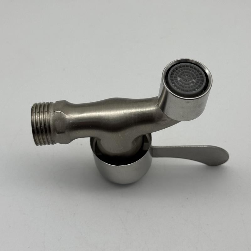 1PCS 304 Stainless Steel Garden Lengthen Fast Open Faucet, Washing Machine, Cold Water Faucet, Mop Pool Taps