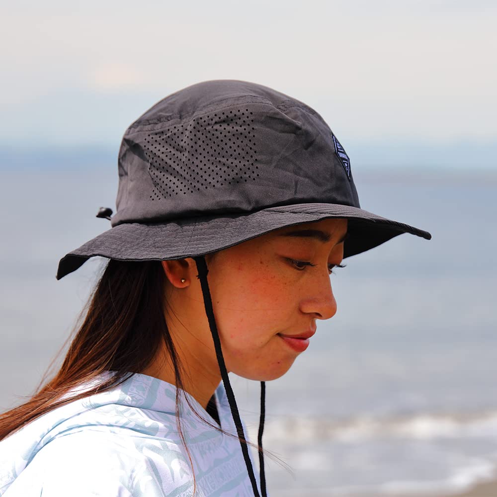 Tabarua Laser Mesh Surf Safari Hat for Men and Mesh UV Protection Suitable for Outdoor Activities Such As and TM1019 59cm Hat, Women, Unisex,