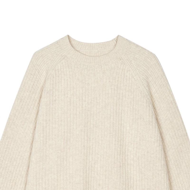 LESS 2024 Autumn Merino Wool Pullover Sweater