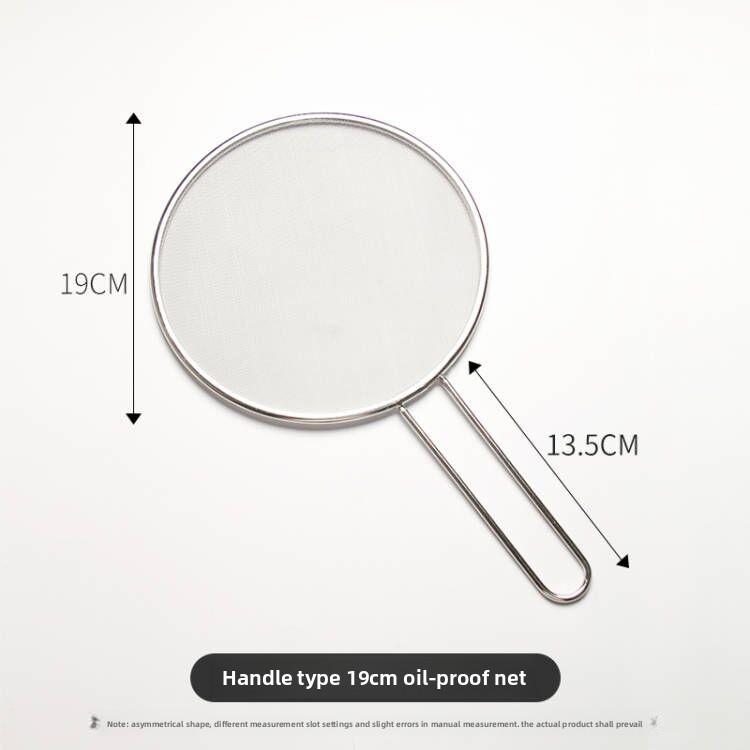 Stainless Steel Oil Mesh Pot Lid Cover Oil Cooking Splatter Screens Guard for Frying Pan Kitchen Accessories Gadgets Tools