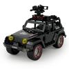 Military SWAT Team Motorcycle Building Bricks Set, DIY Model Kit for Children, Compatible Construction Blocks for War Games