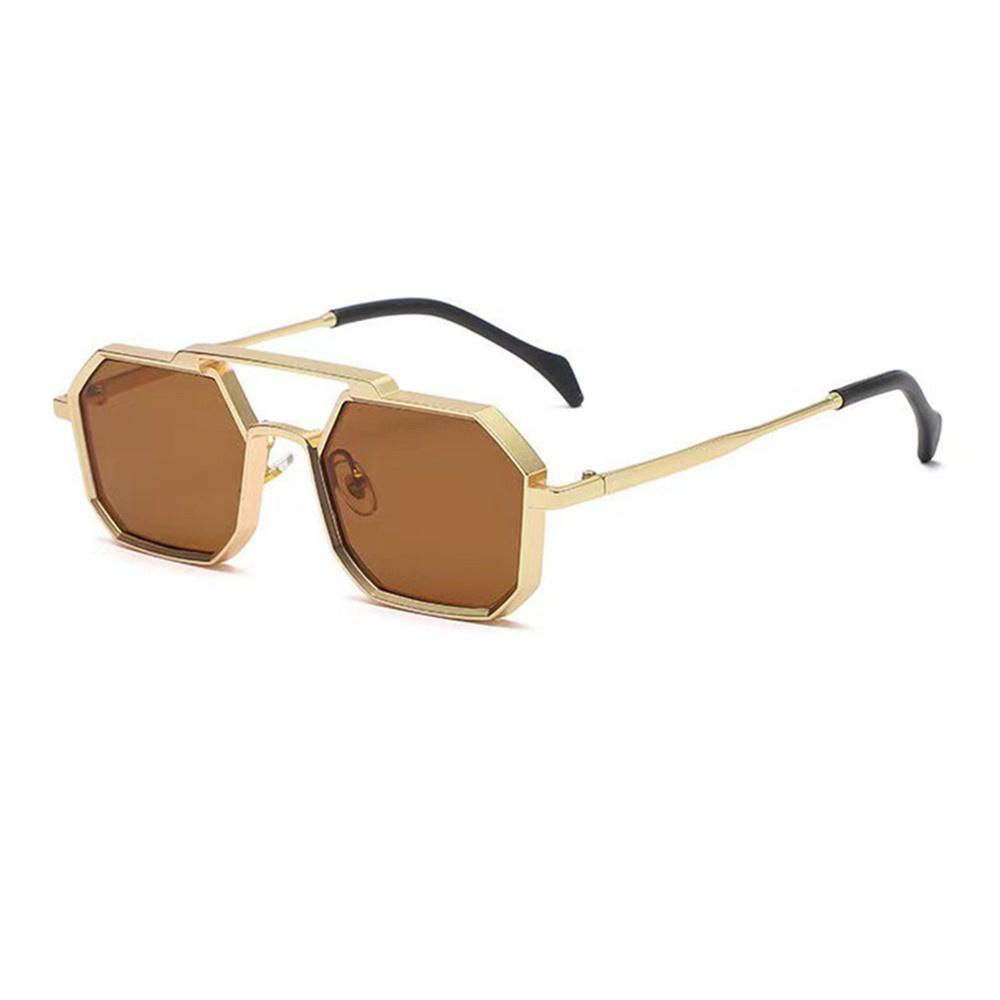 Sunglasses Large Frame Metal Sunglasses Sun Glasses Double Beam Eyewear For Travel Men & Women Outdoor