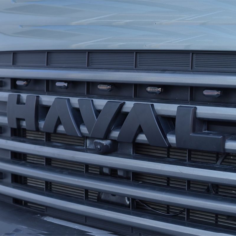 Car Front Network Black Logo Emblems For Great Wall Haval H9 2024 2025 Decorative Sticker Body Decal Exterior Grill Markings