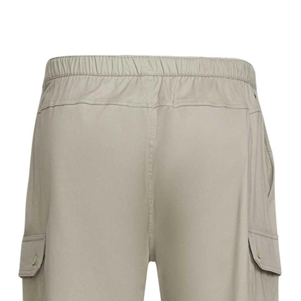 Under Armour SS26 Calças Esportivas Lisas de Perna Reta Soltas Masculinas Forest-Dog 6014300-203