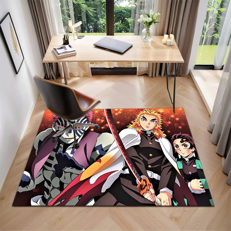 Japanese manga artist Koyoharu Gotouge's Demon Slayer carpet is suitable for living room and bedroom doormats office balcony decorative rugs H9