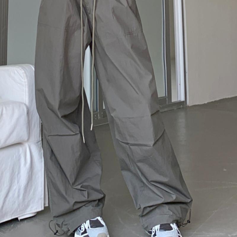 Letní Vintage Y2k Cargo Kalhoty Ženy Kapsy High Street Fashion Baggy Kalhoty Dámský korejský styl Ležérní široké kalhoty 2023 Novinka
