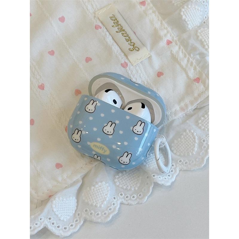 Applicable To AirPodspro3 Apple Third Generation Bluetooth Headset Case 4th Generation Pro3 Generation Cartoon Rabbit Second Generation Pro2 Female