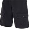 STONE ISLAND Pantaloncini Casual da Uomo con Logo Ricamato sulla Tasca Neri 761564453-V0029
