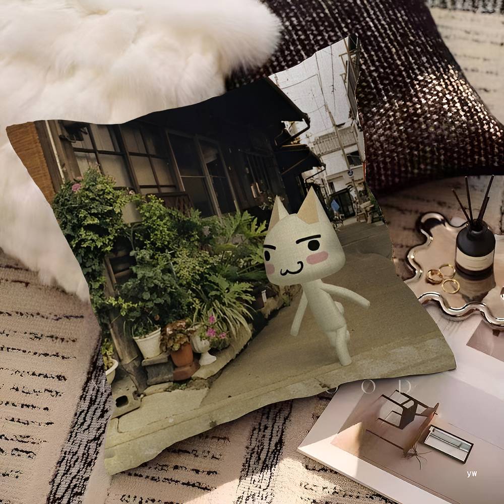 Popular Mascot T-Ttoro I-Inoue Pillow Gift Home Office Decoration Bedroom Sofa Car Cushion Cover Case 45x45