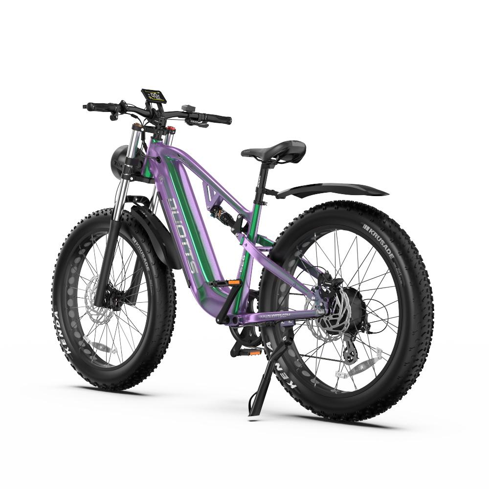 DUOTTS E26 Fat Tire Electric Bike - 48V 20Ah Samsung Battery, 80NM Torque, 55km/h Speed, 120km Range, Suitable for Urban and Off-Road Commuting