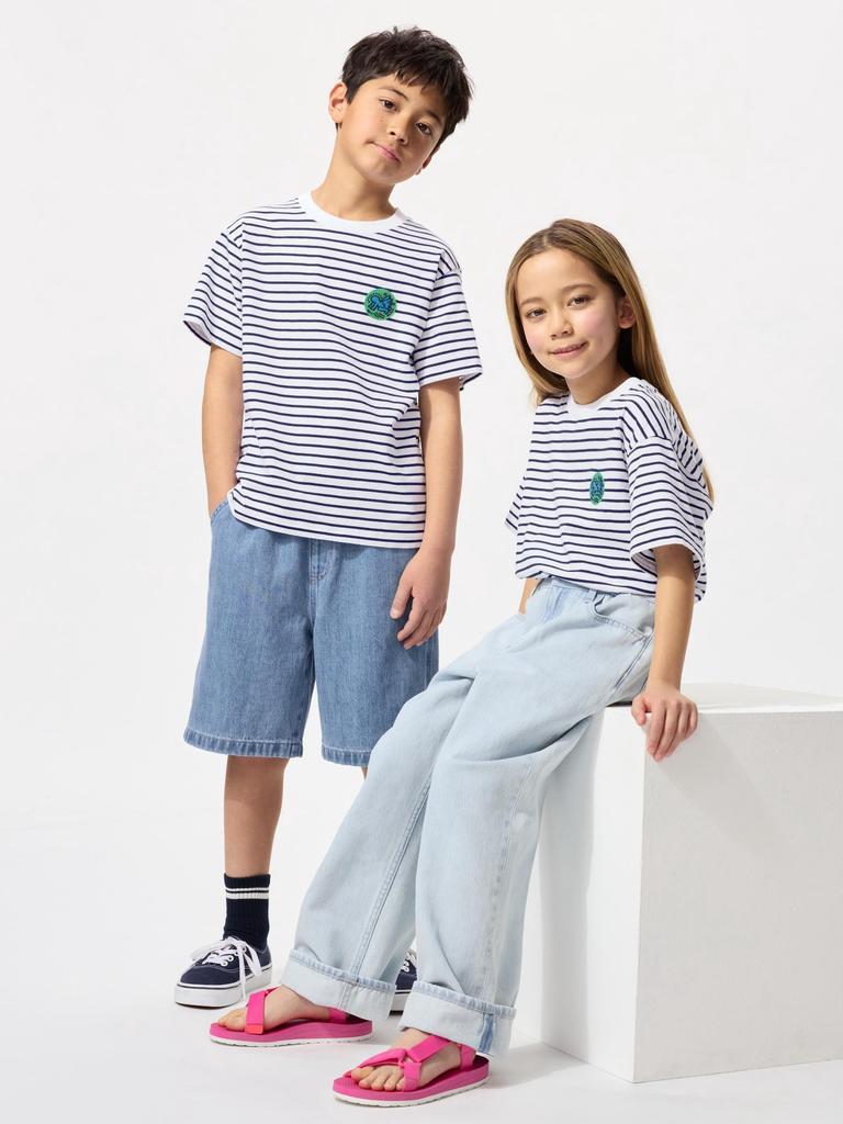 Uniqlo KiDs Ny Pop ArT UT  Graphic T  shorT Sleeve  keiTh D